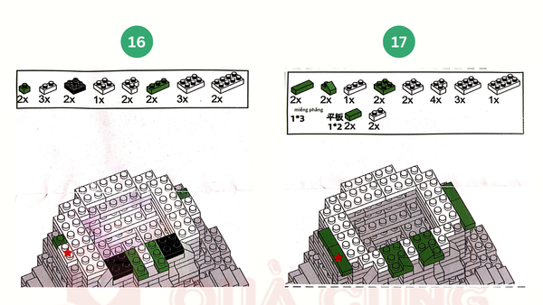 giấy hướng dẫn lắp lego