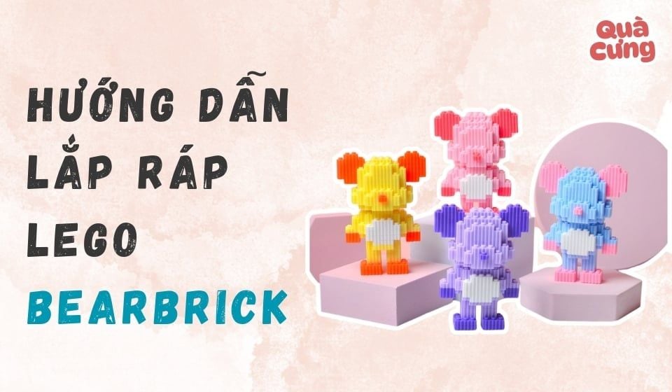 giấy hướng dẫn lắp lego bearbrick