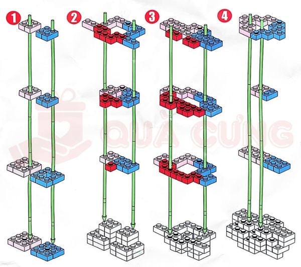 giấy hướng dẫn lắp lego bearbrick