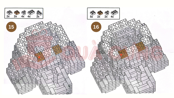 giấy hướng dẫn lắp lego gau truc that tu