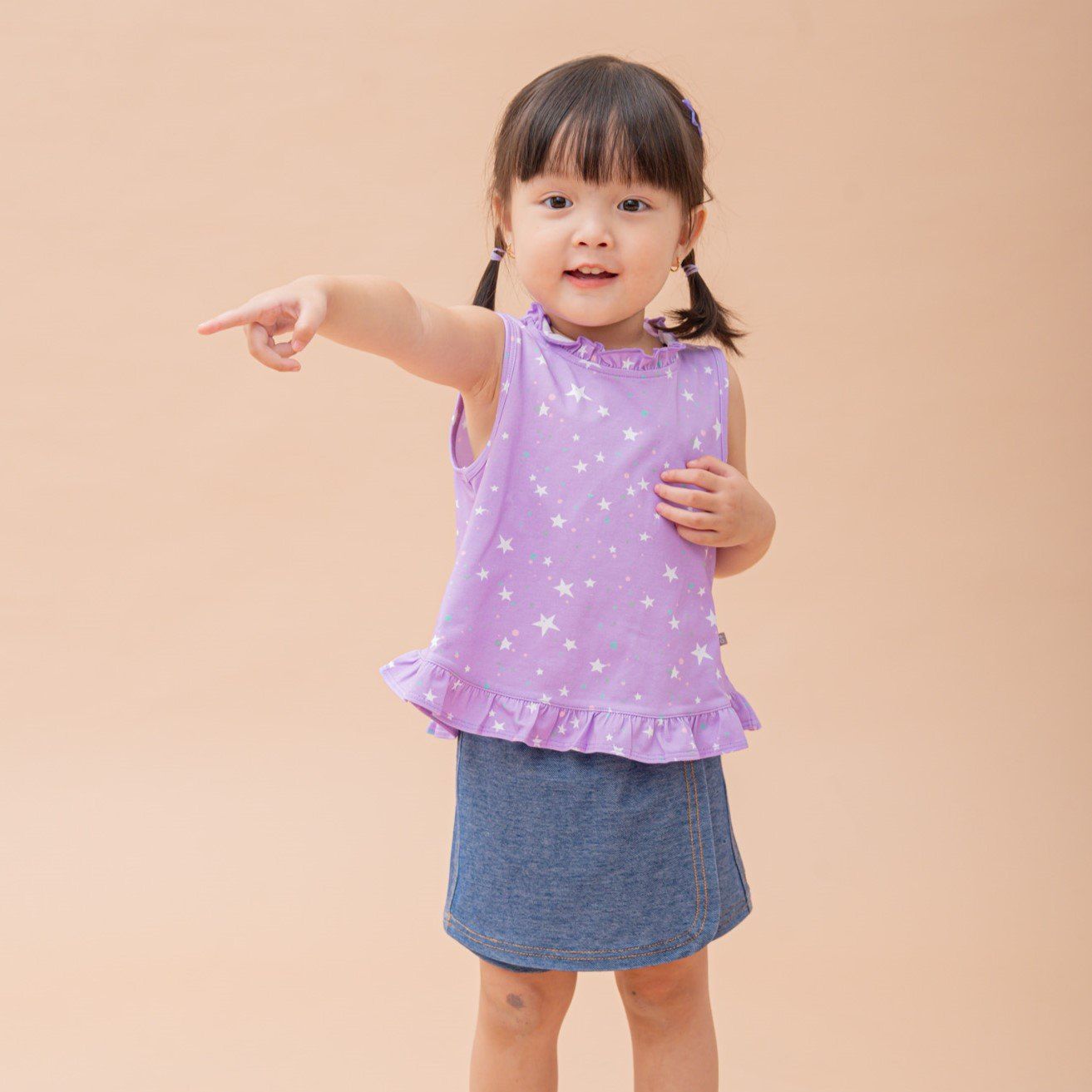 Trang Phục Xuân Hè Bé Gái Váy Bò Ngắn Chân Váy Đuôi Cá Kiểu Tây Bé Gái Mẫu  Mới 2023 Váy Viền Bèo Trẻ Em | Lazada.vn