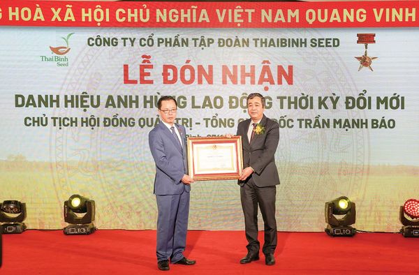 ÔNG TRẦN MẠNH BÁO, CHỦ TỊCH HĐQT, TỔNG GIÁM ĐỐC TẬP ĐOÀN THAIBINH SEED: ĐỒNG HÀNH KHÔNG NGHỈ CÙNG 