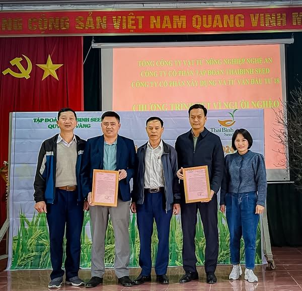 ❤️ THAIBINH SEED TẶNG 20 SUẤT QUÀ TẾT TẠI XÃ NHÂN THÀNH, HUYỆN YÊN THÀNH, TỈNH NGHỆ AN