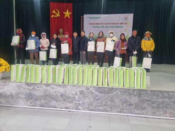 ❤️THAIBINH SEED TẶNG 50 SUẤT QUÀ TẾT TẠI HUYỆN THANH MIỆN, TỈNH HẢI DƯƠNG