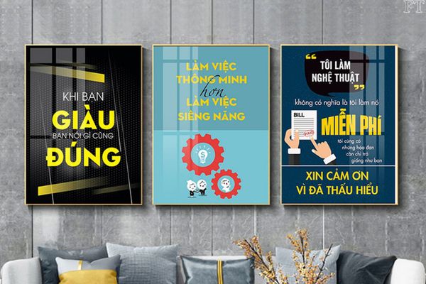 Các loại tranh treo văn phòng làm việc tạo cảm hứng làm việc