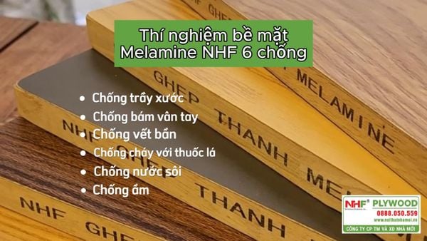 Công nghệ ép mặt Melamine NHF – Chất lượng vượt trội từ công nghệ ép 03 lớp