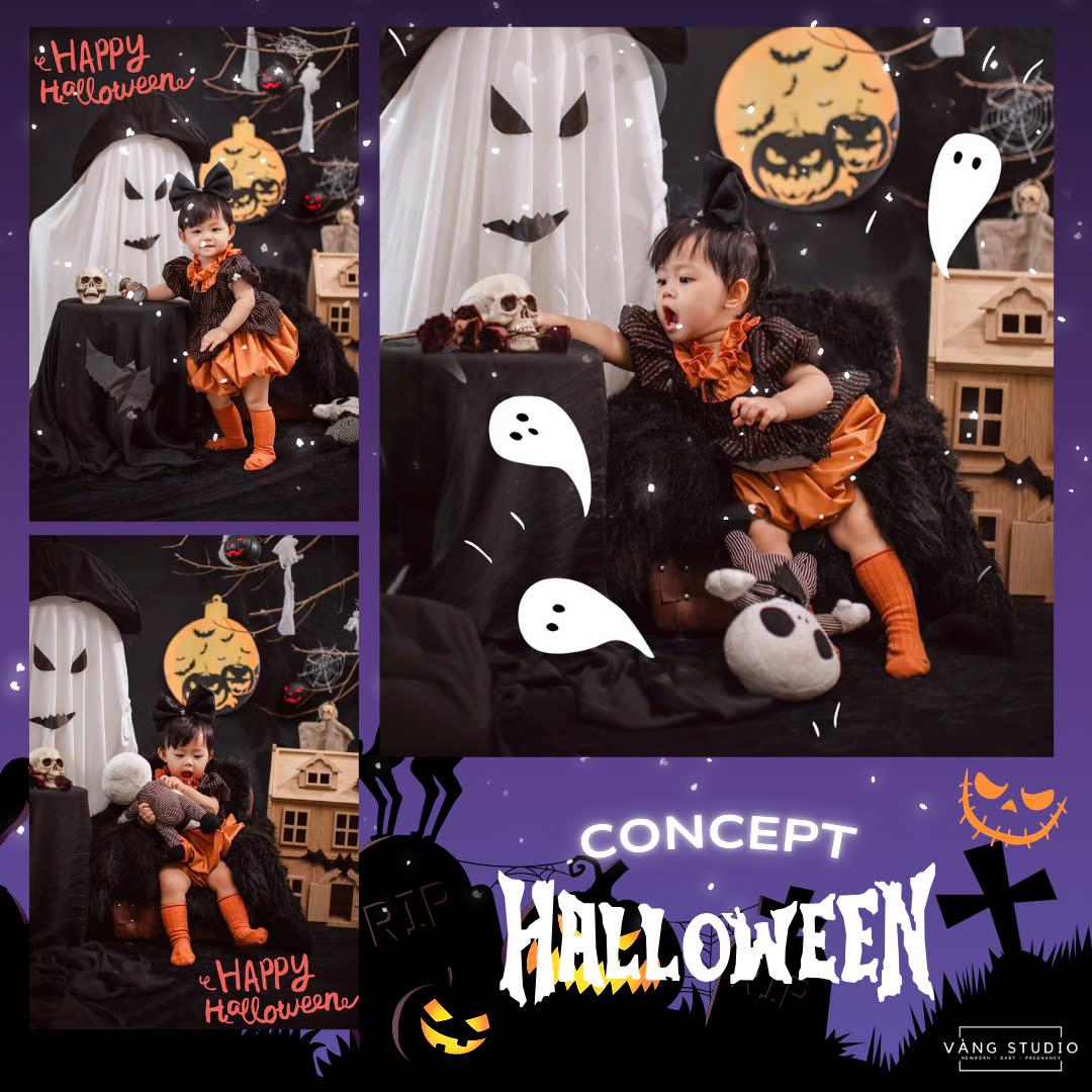 Halloween – Thời Điểm Lý Tưởng Để Lưu Giữ Khoảnh Khắc Độc Đáo Tại Vàng Studio