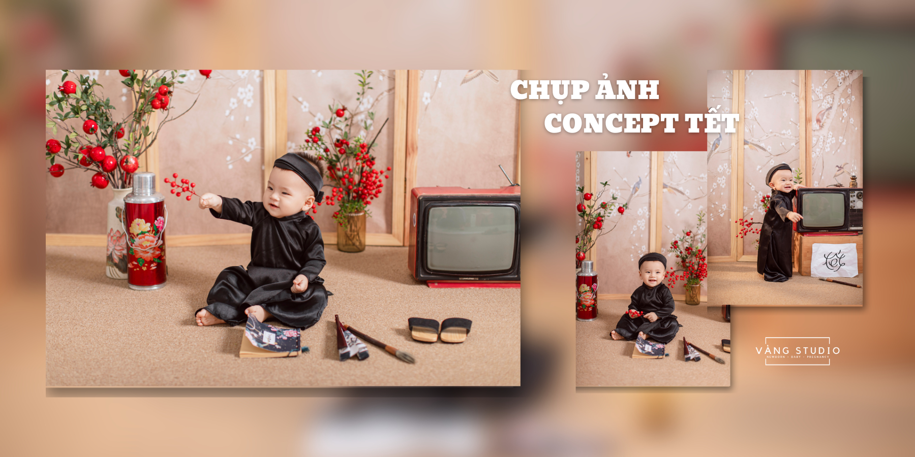 Tết Đến - Đừng Bỏ Lỡ Khoảnh Khắc Đẹp Cho Bé Tại Vàng Studio