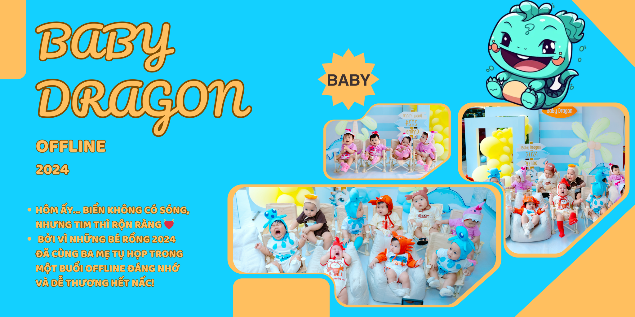 🌊🐚 HỘI BABY DRAGON 2024 – LÀM GÌ CÓ AI ĐÁNG YÊU BẰNG NHÀ MÌNH? 💙✨