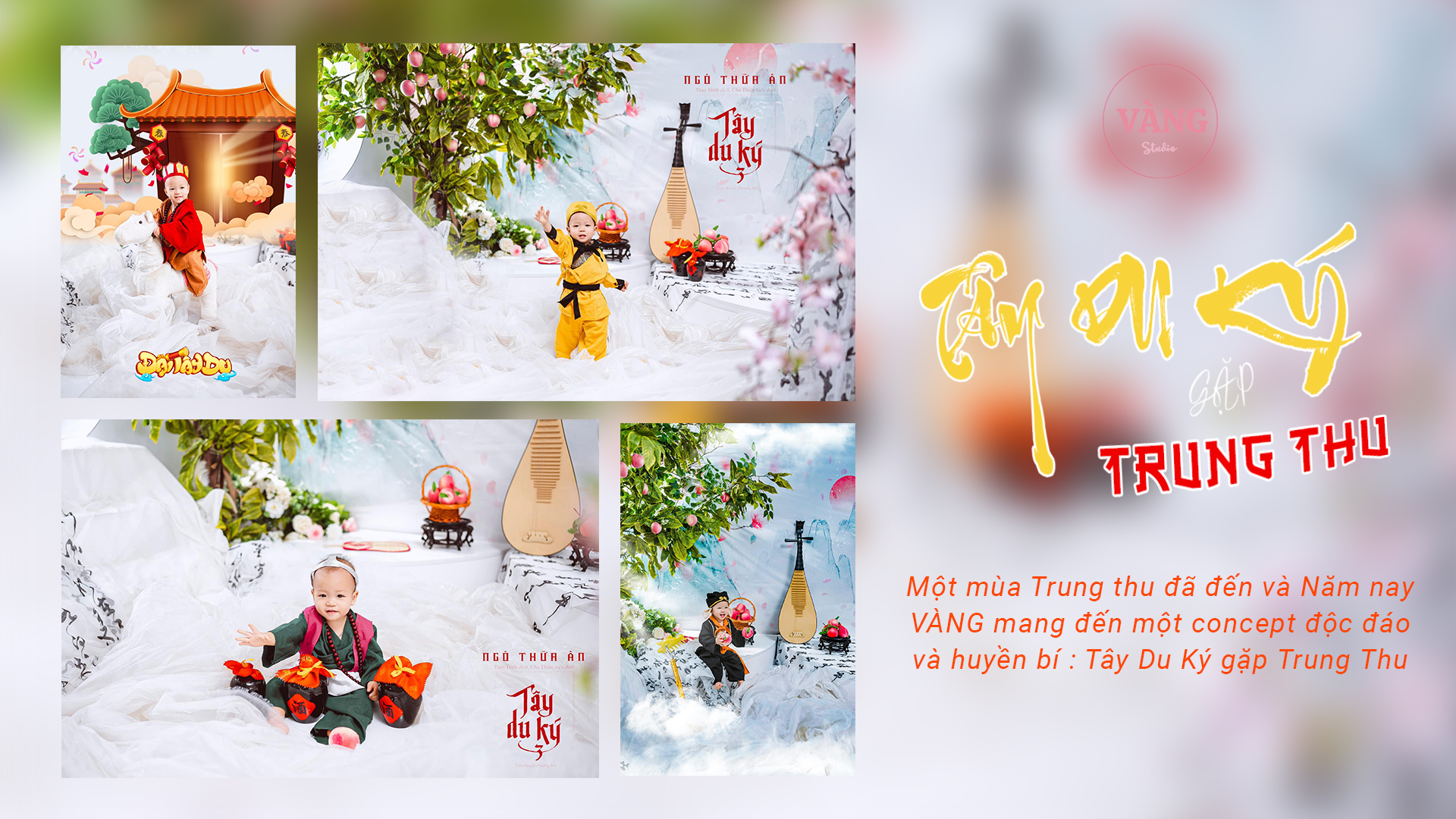 CHÀO ĐÓN MÙA TRUNG THU VỚI CONCEPT TÂY DU KÝ | VÀNG STUDIO