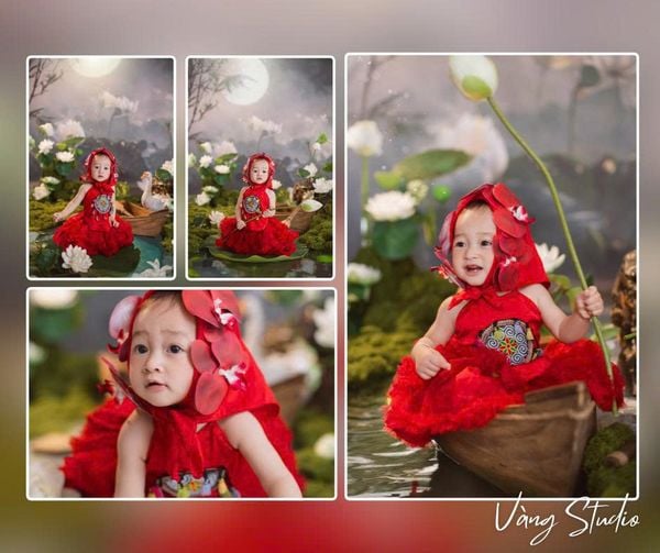 TRONG ĐẦM GÌ ĐẸP BẰNG SEN, LÁ XANH BÔNG TRẮNG LẠI CHEN BÉ SIÊU DỄ THƯƠNG NÈ