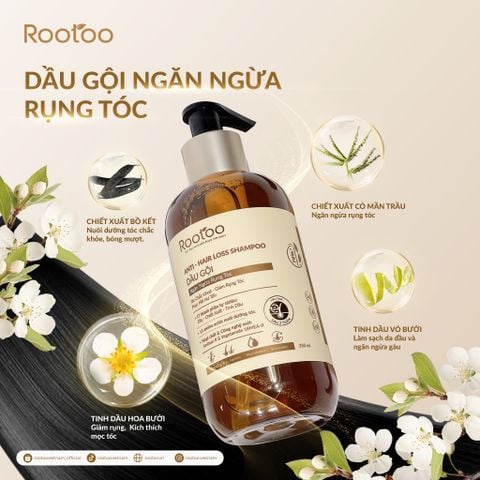 DẦU GỘI NGĂN NGỪA RỤNG TÓC ROOTOO – NUÔI DƯỠNG TÓC CHUYÊN SÂU, “GỘT RỬA” MỌI ƯU PHIỀN