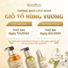 ROOTOO THÔNG BÁO LỊCH NGHỈ GIỖ TỔ HÙNG VƯƠNG 2025