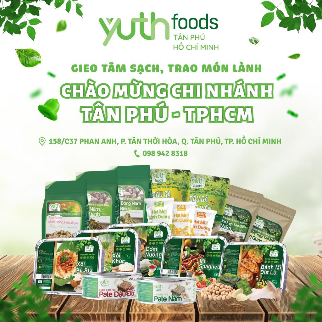 ⭐WELCOME TO THE YUTH FOODS BRANCH IN TAN PHU, HO CHI MINH CITY!