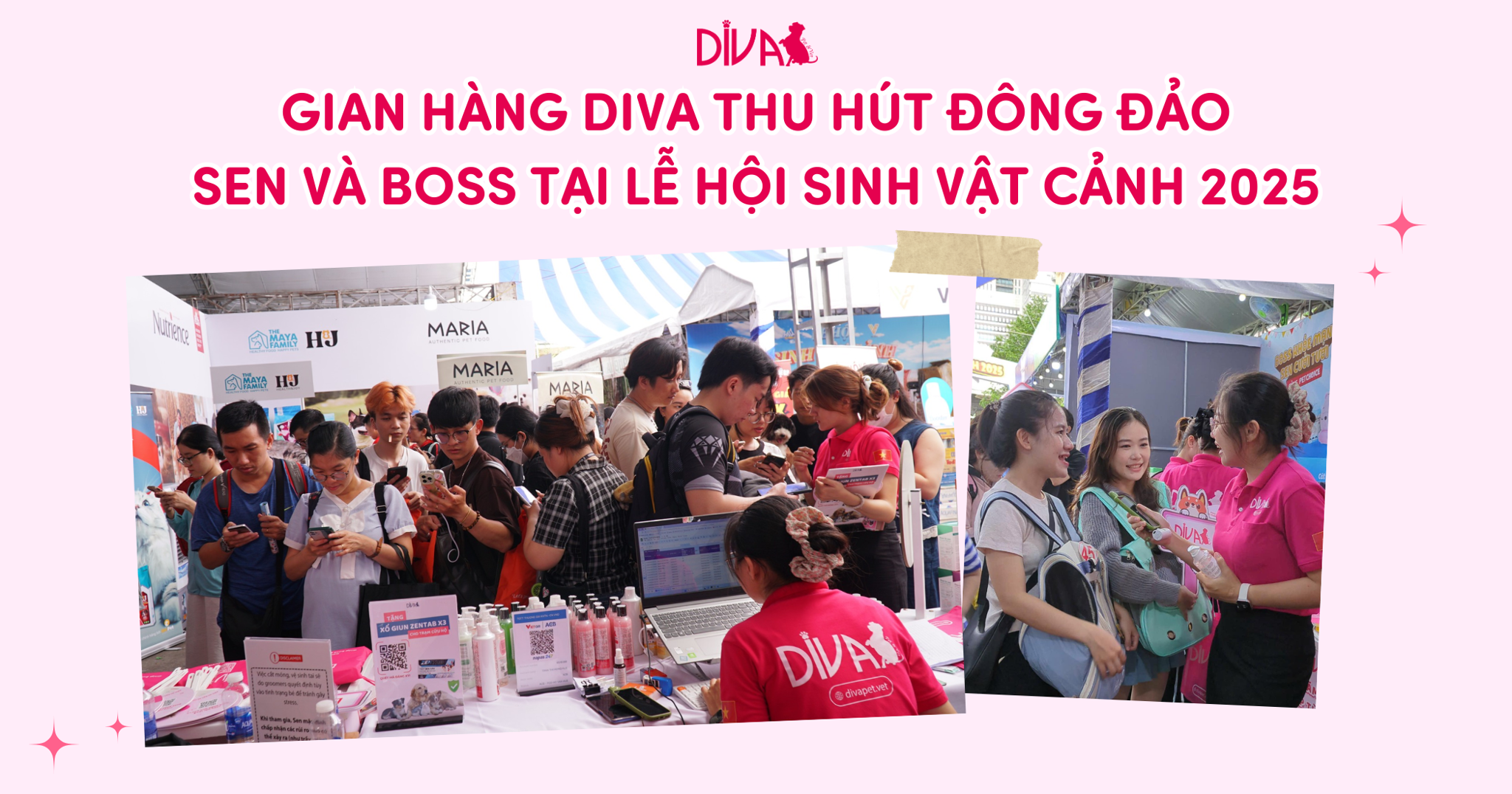 GIAN HÀNG DIVA THU HÚT ĐÔNG ĐẢO SEN VÀ BOSS TẠI LỄ HỘI SINH VẬT CẢNH 2025