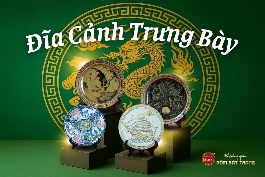 Đĩa Cảnh Trưng Bày – Giải Pháp Trang Trí Mang Tính Thẩm Mỹ Và Giá Trị