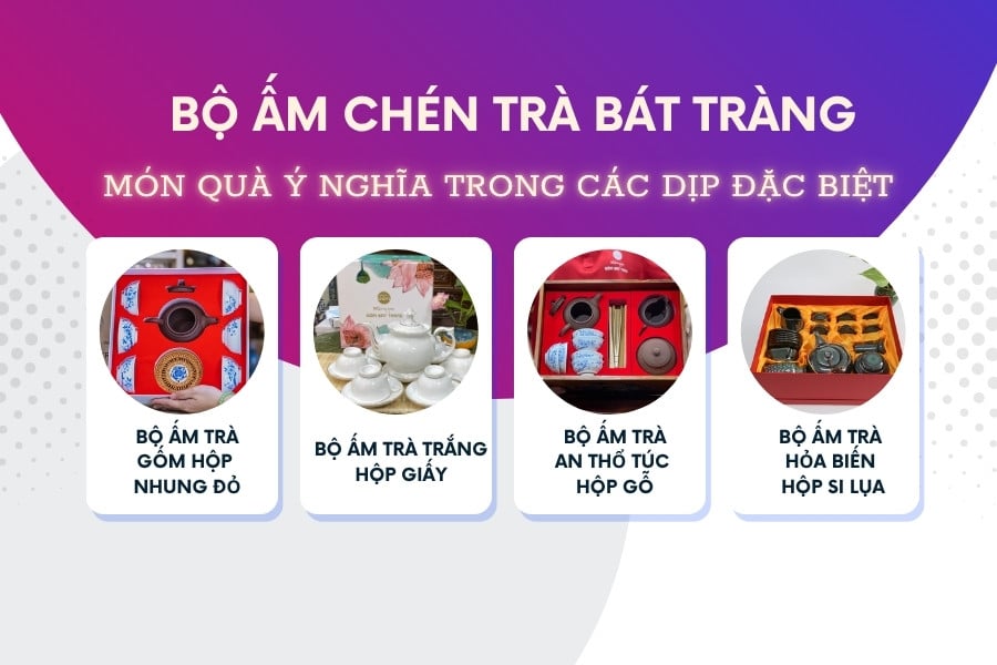 Bộ Ấm Chén Trà Bát Tràng – Món Quà Ý Nghĩa Trong Các Dịp Đặc Biệt