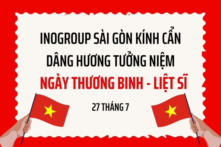 INOGROUP Sài Gòn Kính Cẩn Dâng Hương Tưởng Niệm Các Anh Hùng Liệt Sĩ
