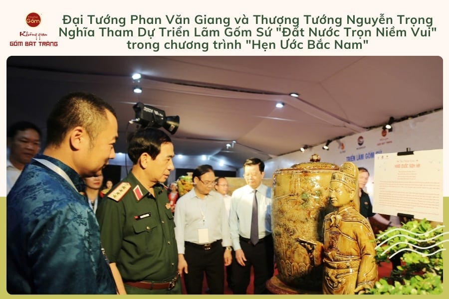Đại Tướng Phan Văn Giang và Thượng Tướng Nguyễn Trọng Nghĩa Tham Gia Dự Triển Lãm Gốm sứ 