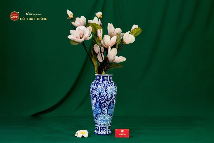 Bình Hoa Song Phụng Cát Tường Ngàn Hoa