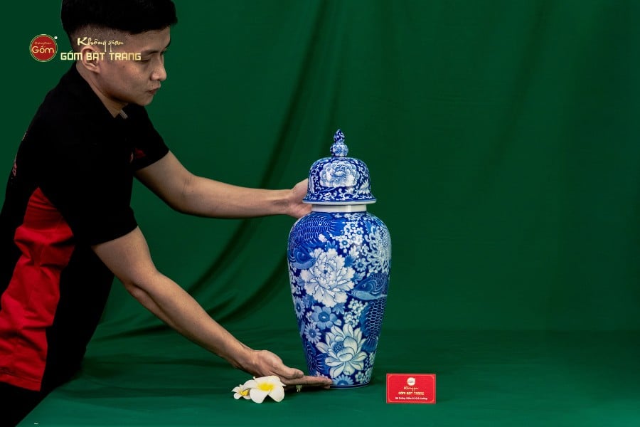 Chóe Hoa Ngư Tụ Khánh Lam Ngọc Bình An