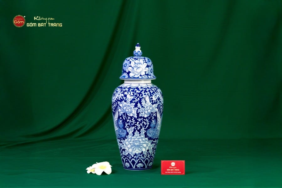 Chóe Song Phụng Cát Tường Ngàn Hoa Phú Quý Lam Ngọc Bình An
