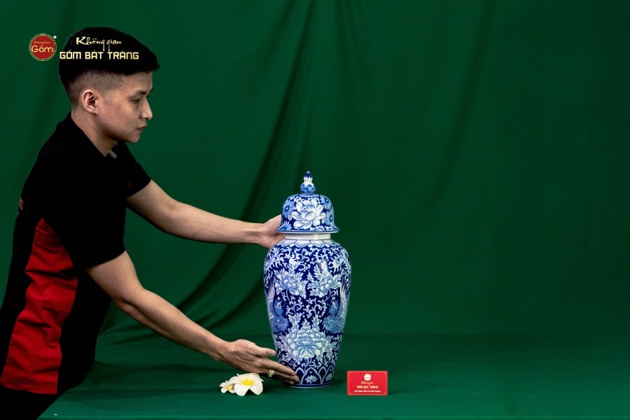 Chóe Song Phụng Cát Tường Ngàn Hoa Phú Quý Lam Ngọc Bình An