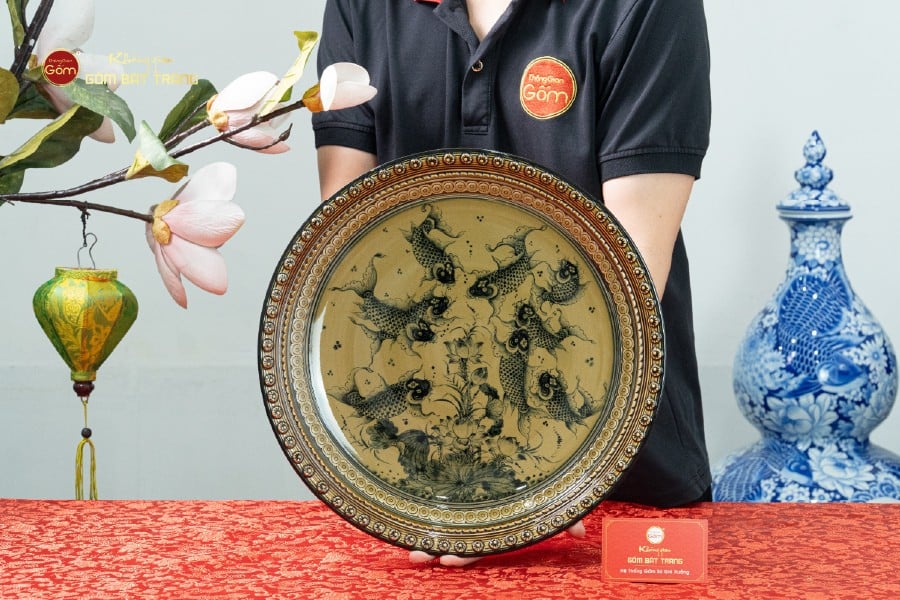 Đĩa Trưng Bày Cửu Ngư Quần Hội