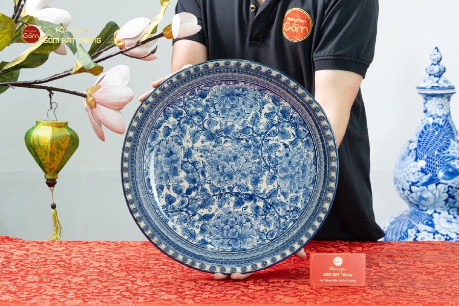 Đĩa Trưng Bày Liên Hoa Cát Tường