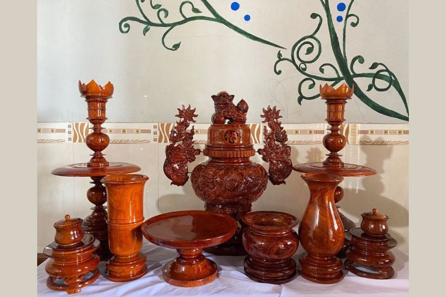 đồ thờ bằng gỗ