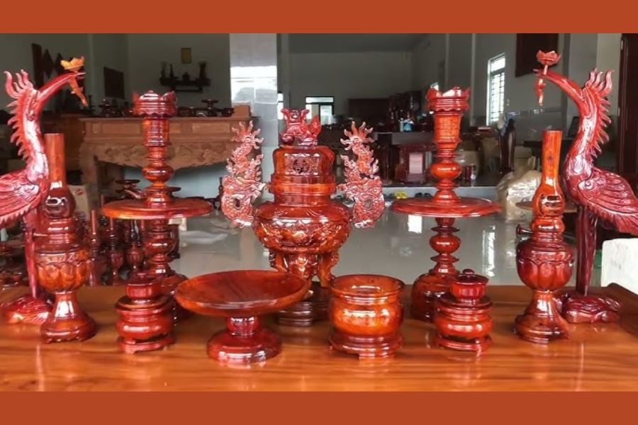đồ thờ bằng gỗ