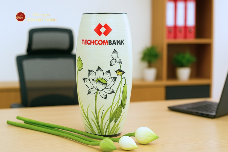 Lọ Hoa Hốm Sứ In Logo – Giải Pháp Quà Tặng Doanh Nghiệp Độc Đáo Và Ý Nghĩa