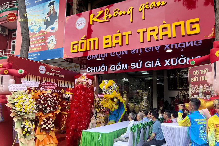 Không Gian Gốm Bát Tràng Khai Trương Chi Nhánh Vũng Tàu