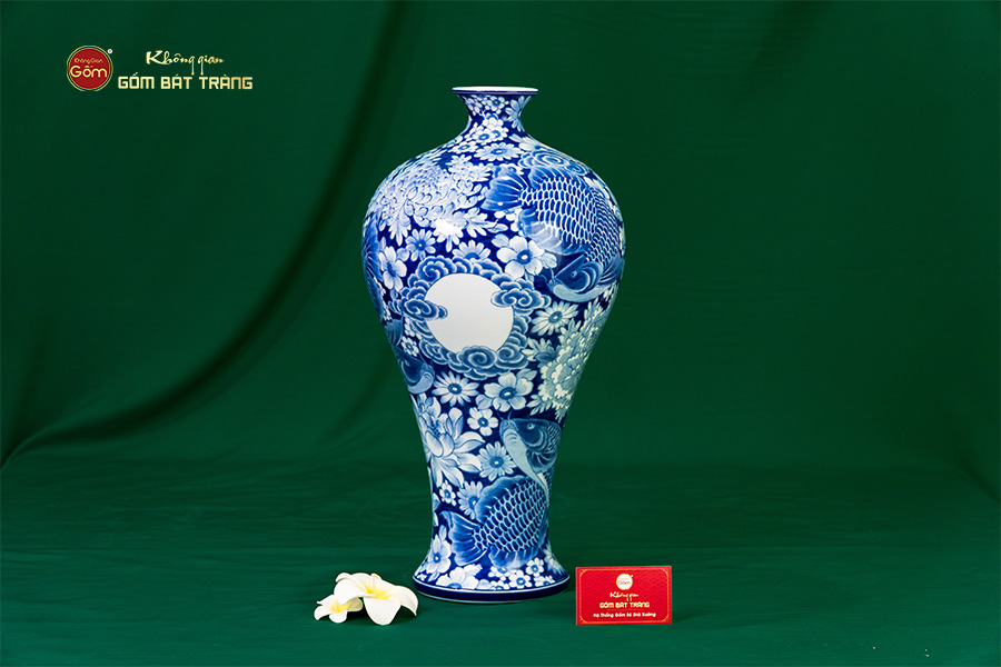 Mai Bình Hoa Ngư Tụ Khánh Lam Ngọc Bình An