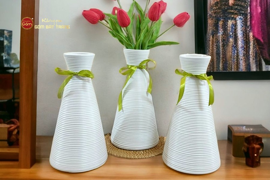 Phân loại các dòng lọ hoa gốm sứ phổ biến trên thị trường hiện nay