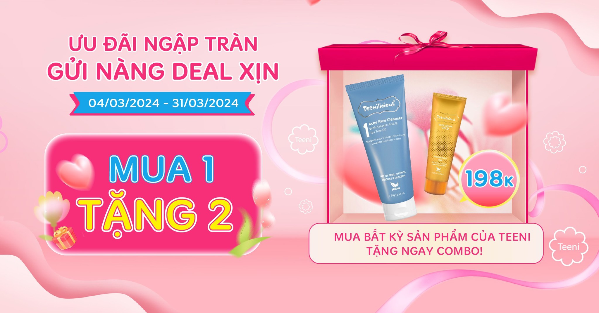 THÁNG CỦA NÀNG - NGÀN DEAL NGON - MUA 1 TẶNG 2