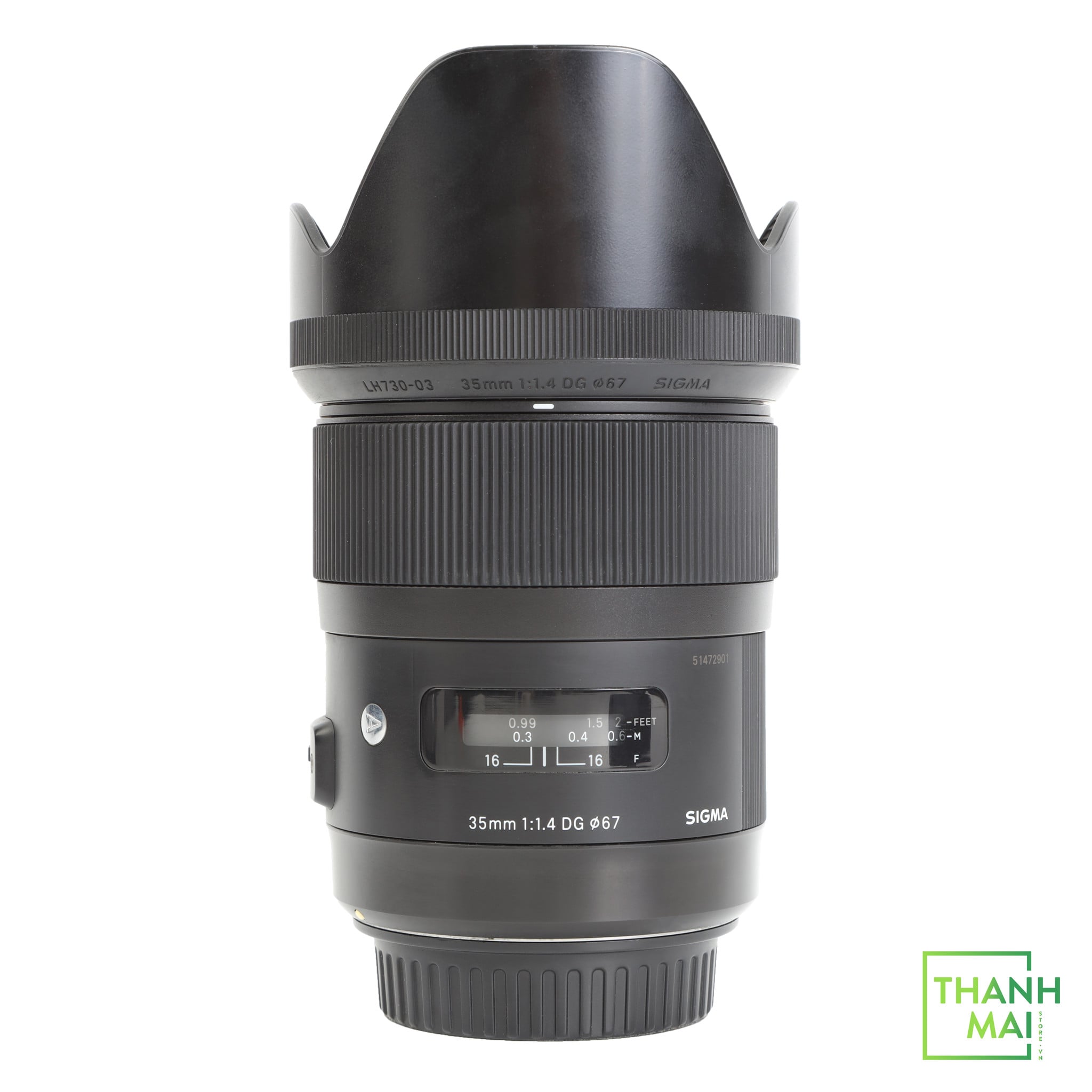 Ống kính Sigma 35mm f/1.4 DG HSM Art For Canon
