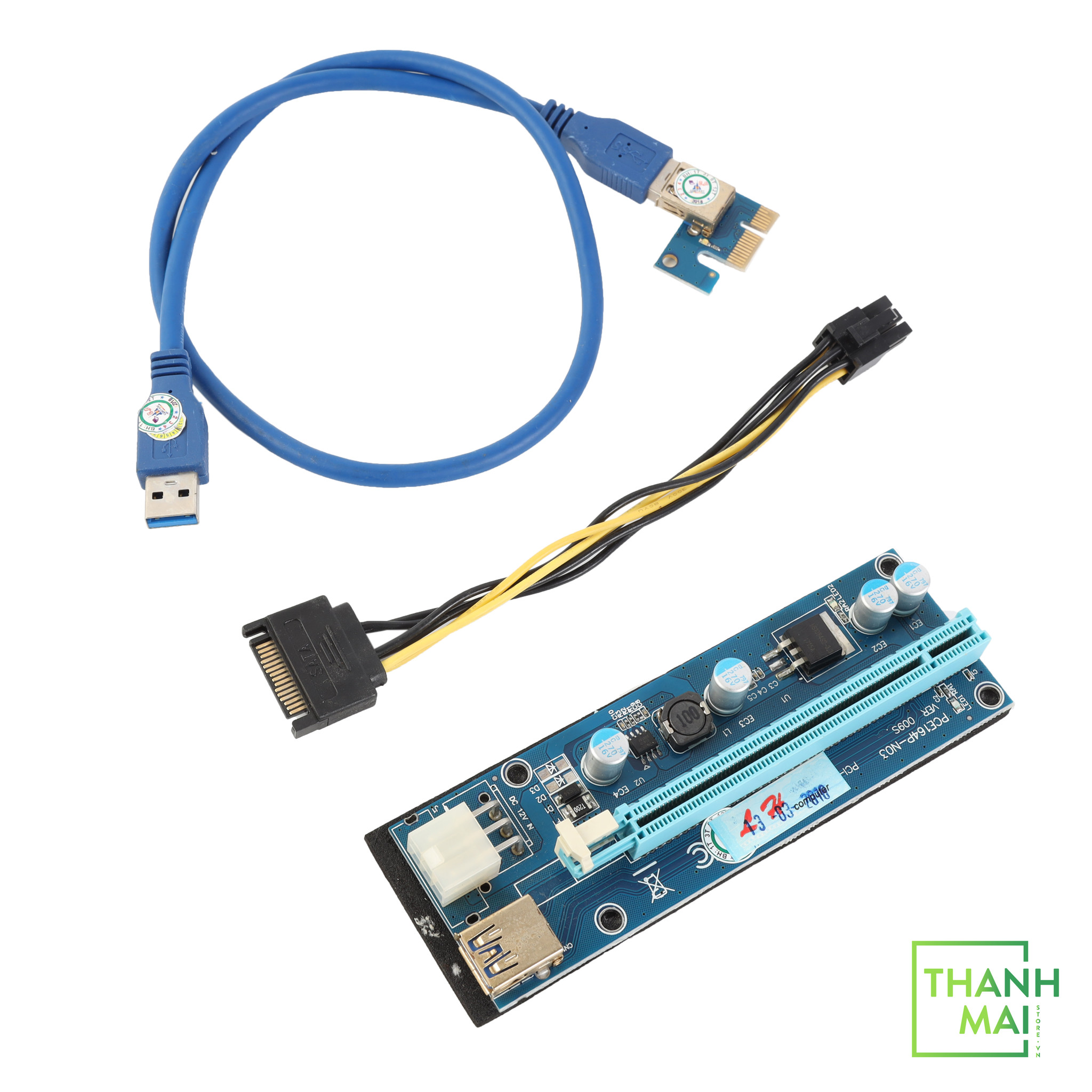 Райзер, Riser PCI-E 16x to 16x (удлинитель, шлейф) 30см