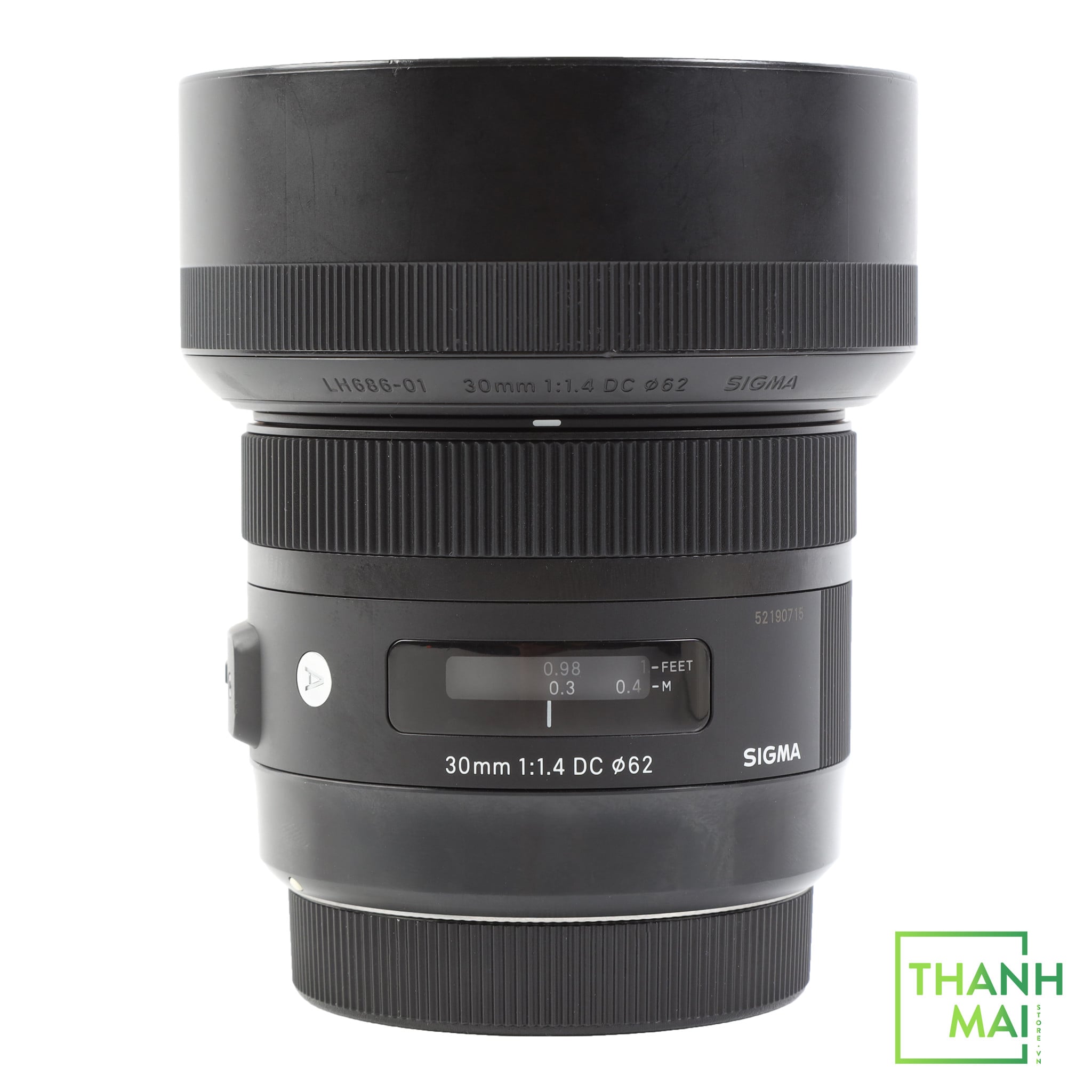 Ống kính Sigma 30mm f/1.4 DC HSM Art For Canon