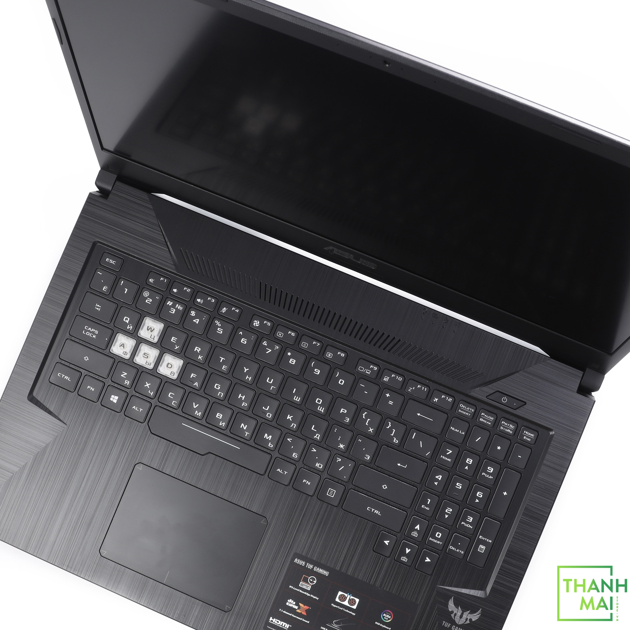Laptop Asus TUF Gaming FX705DU-AU034 | AMD Ryzen 3750H | Ram 8GB | SSD 256GB + HDD 1TB | NVIDIA® GeForce GTX 1660 Ti 6GB | 17.3 Full HD IPS