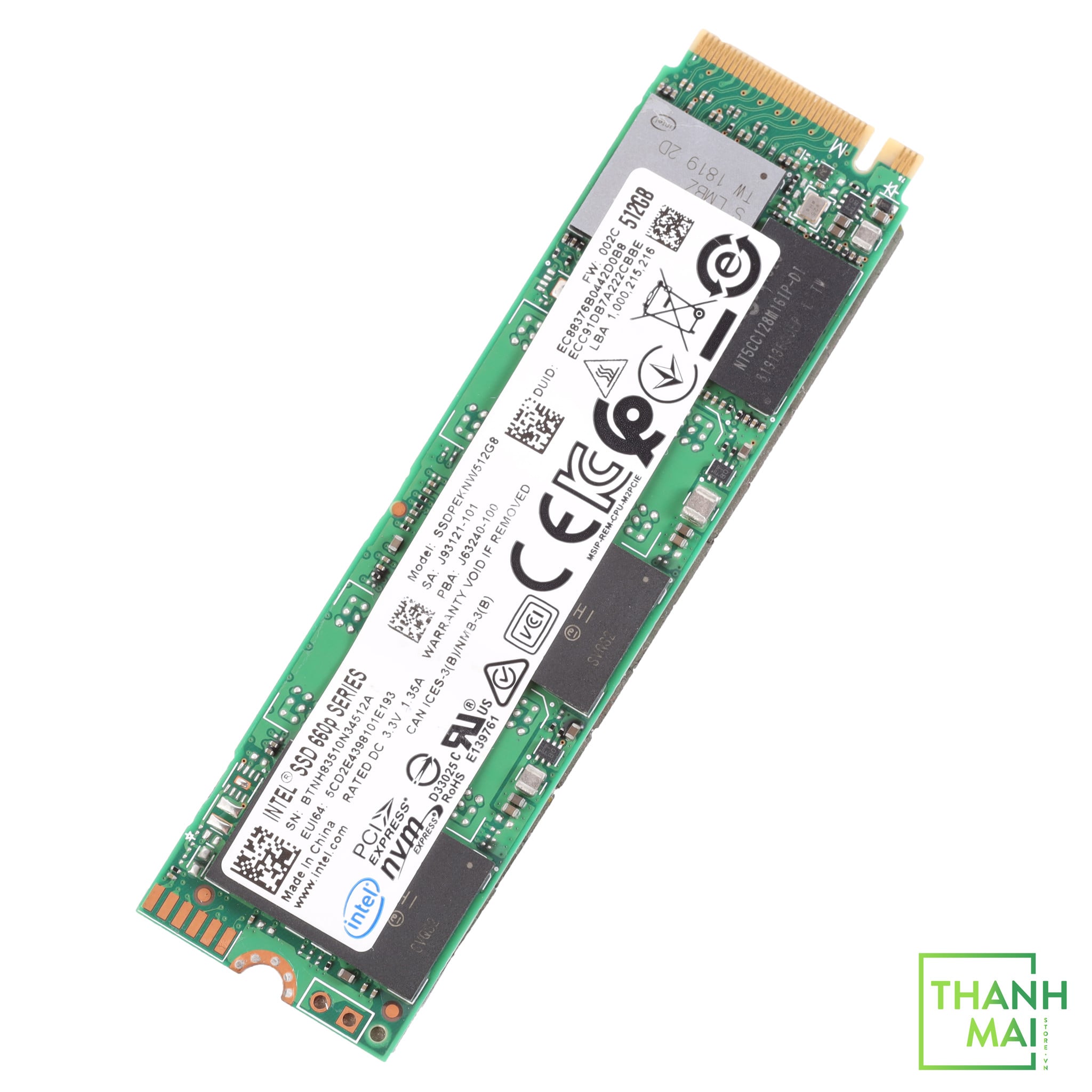 SSDPEKNW010T8 中古品 Intel M.2 NVME 1TB SSD 660p SSDPEKNW010T8 中古 Intel 660p Series