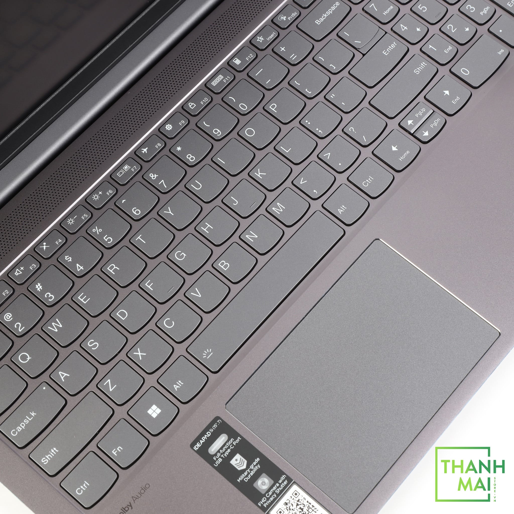 Laptop Lenovo IdeaPad 5 15IAL7 i5 1255U/ Ram 16GB/ SSD 512GB/ Card Đồ Hoạ NVIDIA GeForce MX550 2GB GĐR6/ 15.6