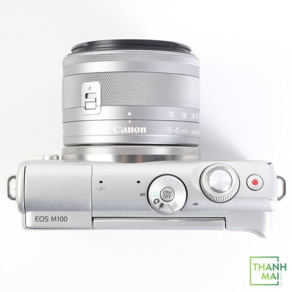 Máy Ảnh Canon EOS M100 kit EF-M 15-45mm F/3.5-6.3 IS STM ( Grey )