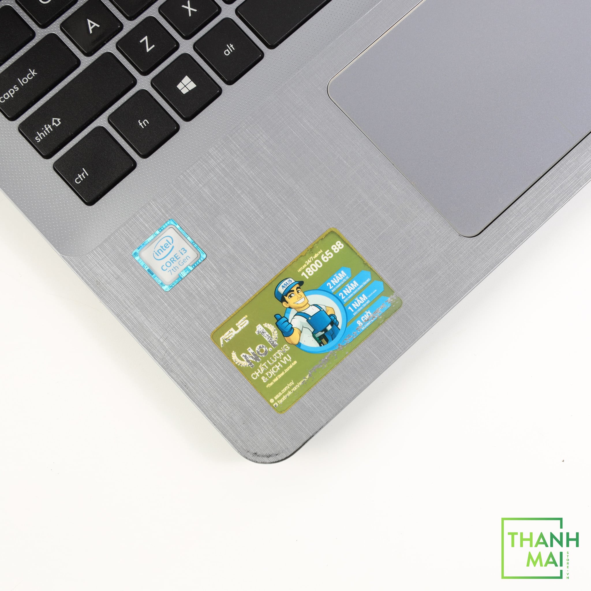 Laptop ASUS X507U/ Core I3-7020U/ Ram 8GB/ SSD 256GB/ HDD 1TB