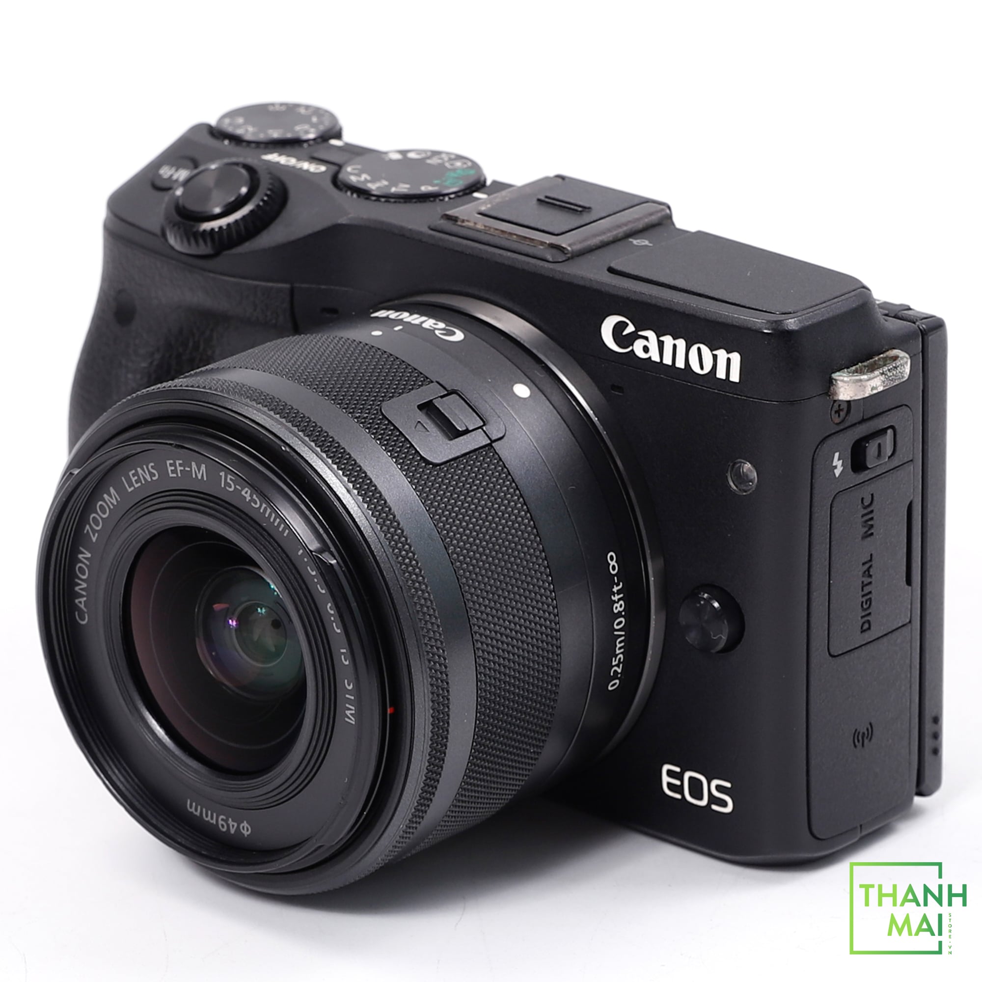 Máy ảnh Canon EOS M3 kit EF-M15-45mm f/3.5-6.3 IS STM