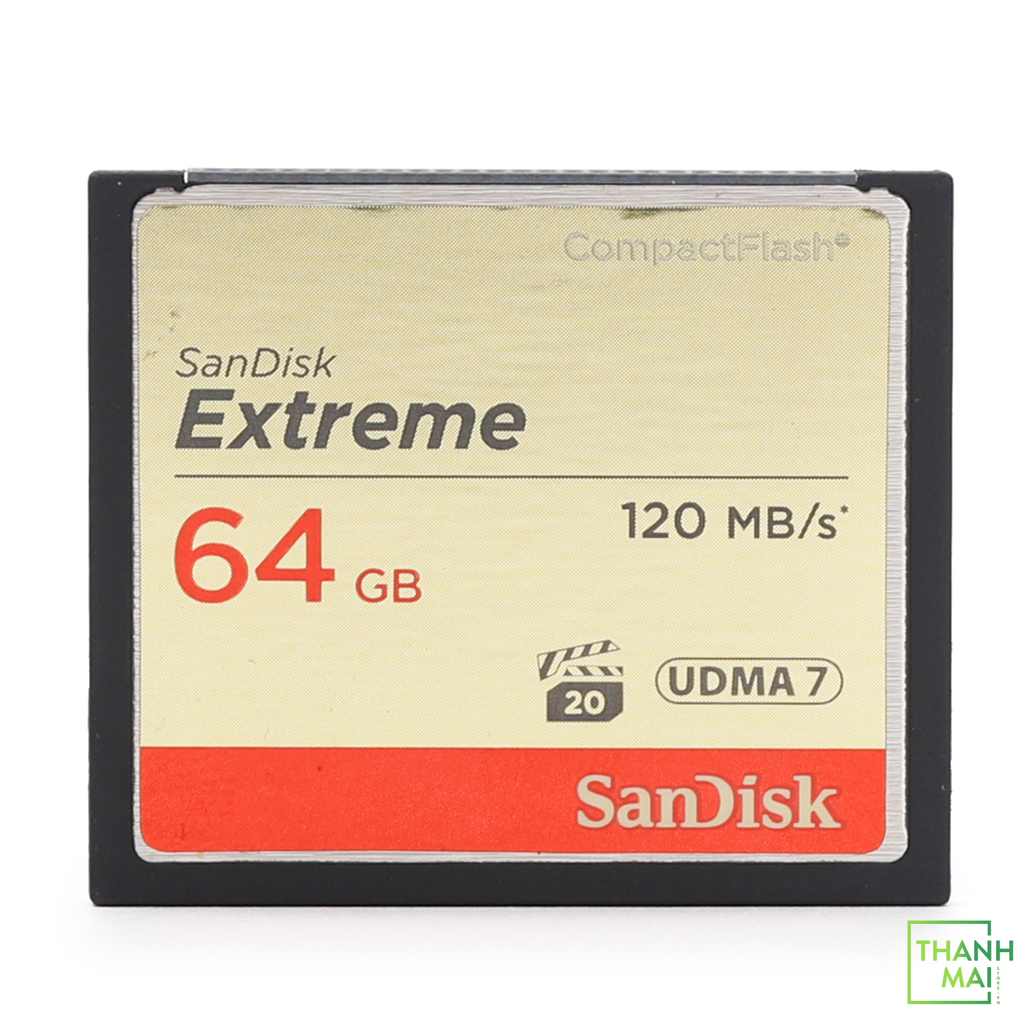 Thẻ Nhớ CompactFlash (CF) SanDisk Extreme 64GB 800X 120 MB/s | SDCFXSB-064G-G46