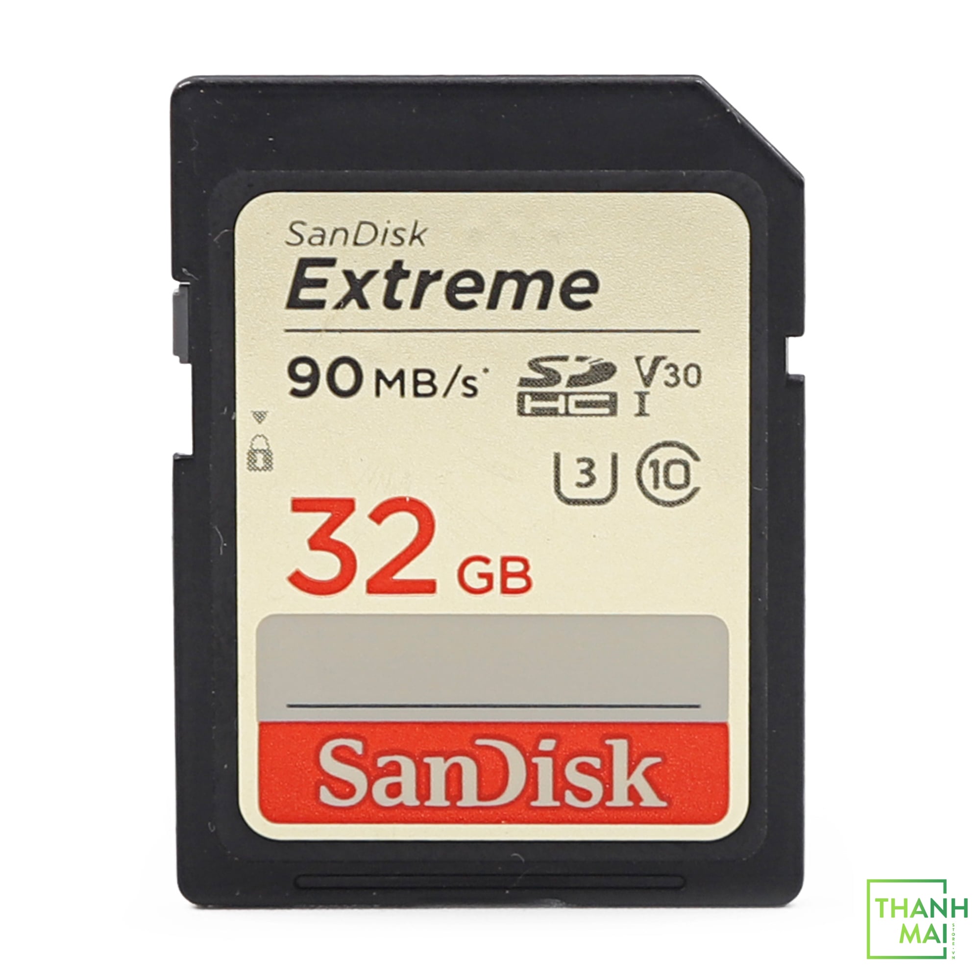 Thẻ nhớ SDHC SanDisk Extreme U3 V30 600X 32GB 90MB/s SDSDXVE-032G-GNCIN