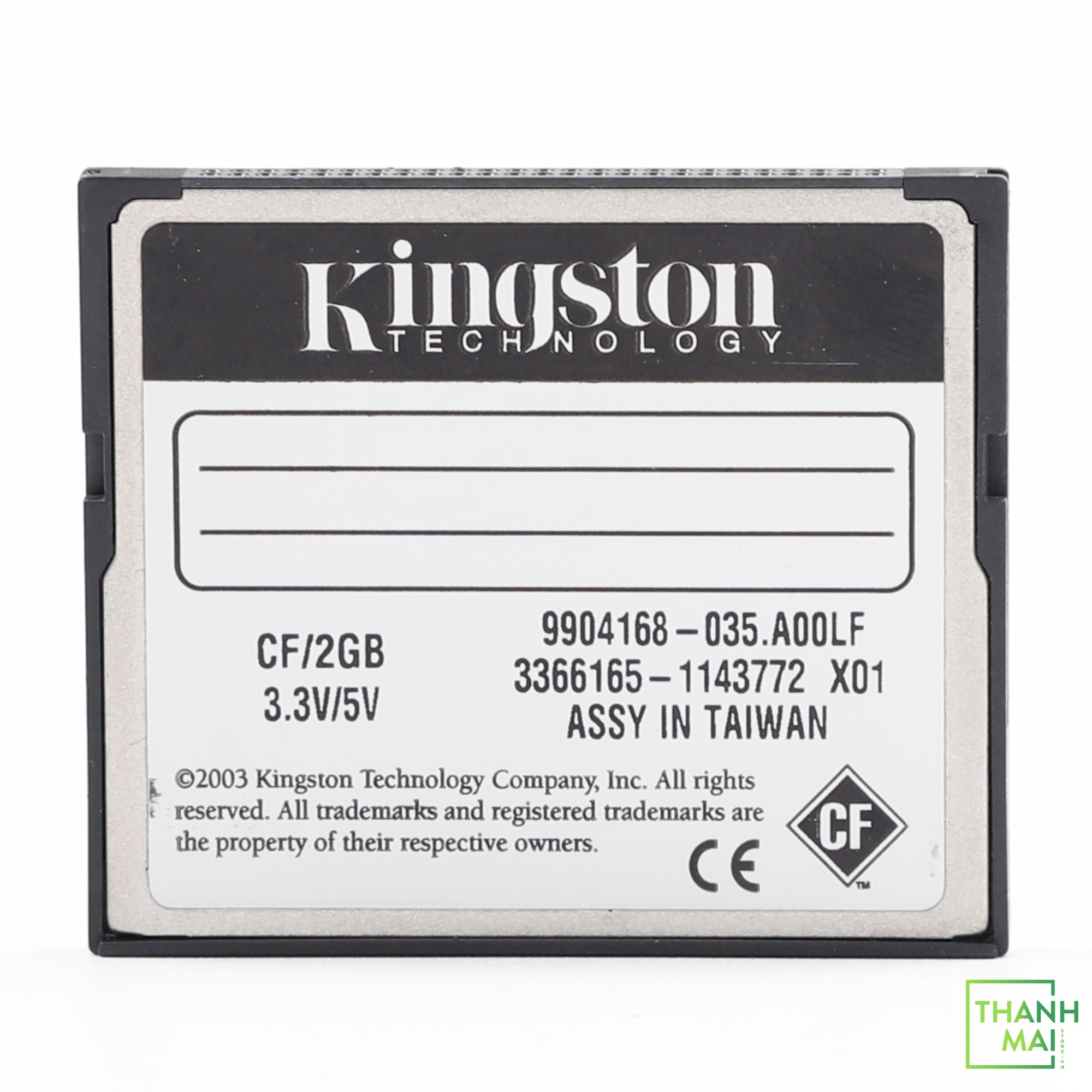Thẻ nhớ CF 2GB Kingston CompactFlash memory card
