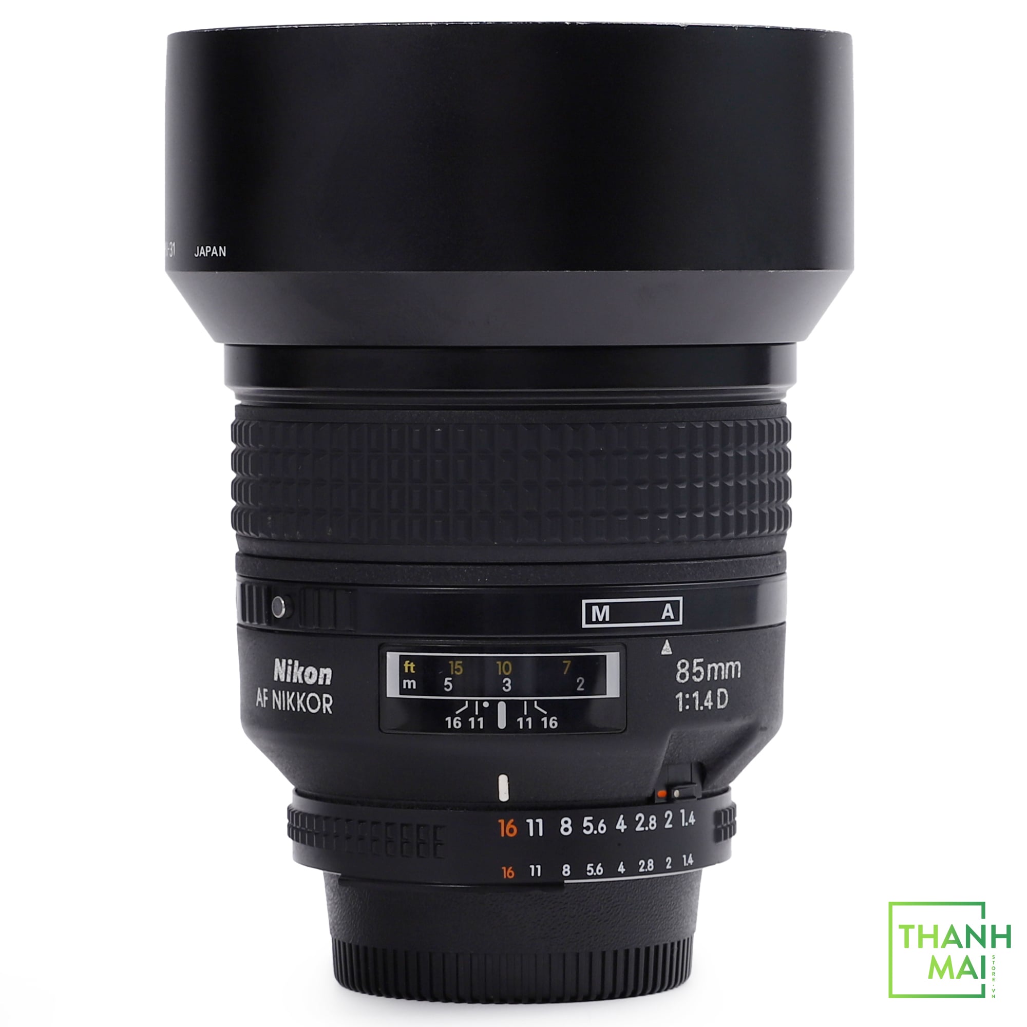 美品 Ai AF Nikkor 85mm F1.4D フードとフィルター付き Nikon AF