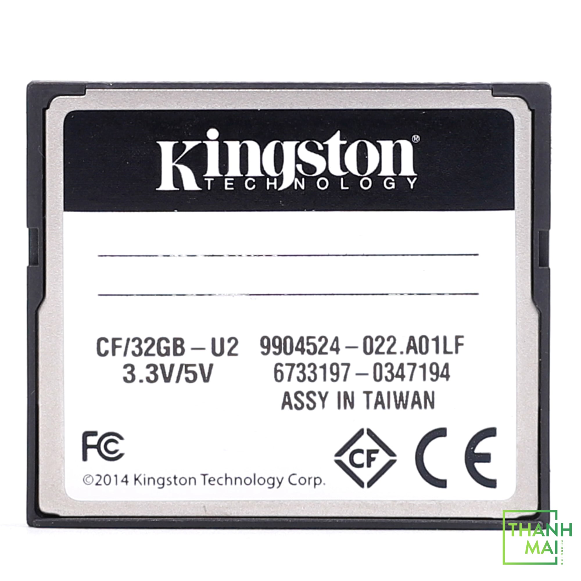 Thẻ Nhớ CompactFlash (CF) Kingston Ultimate 32GB 600X 90/90 MBs ( CF/32GB-U2 )